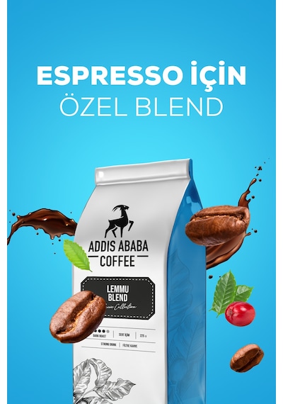Addis Ababa Coffee Lemmu Blend Kahve 1 KG French Press