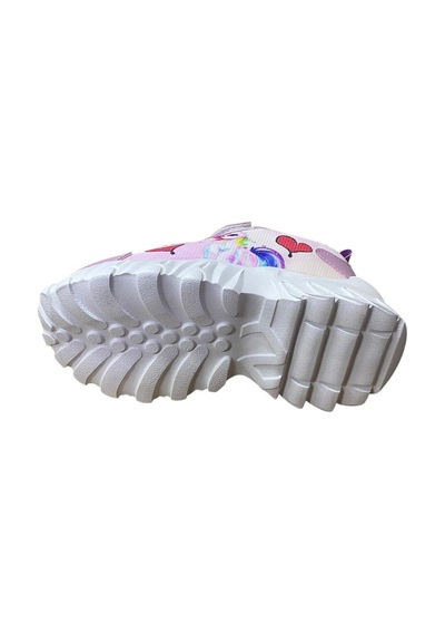Valent Kız Çocuk Kışlık Spor Ayakkabı Pembe Lila Beyaz Kırmızı - 745163283 Pembe Lila Beyaz Kırmızı