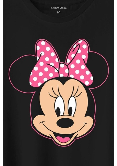 Mickey Mınnıe Mouse Çocuk Kız Baskılı Tişört Unisex T-shirt 001