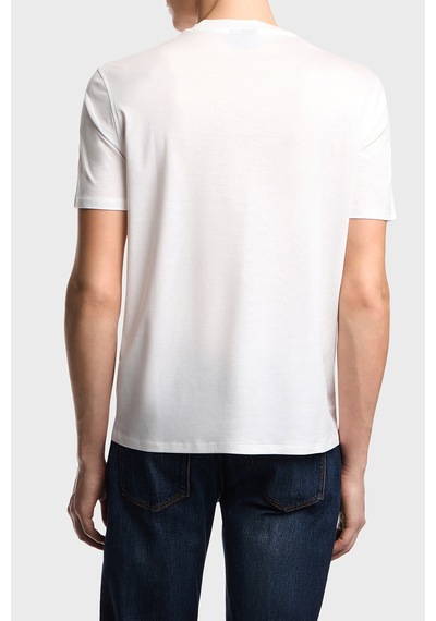 Emporio Armani Erkek T Shirt Em004581 Af10017 U0003 Beyaz Beyaz
