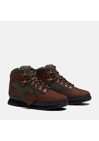 Timberland Euro Hiker Mid Lace Up Erkek Bot-33972 Koyu Kahverengi