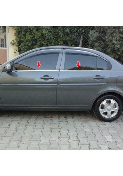 Accent Era Krom Cam Çıtası 2006 Üzeri 4 Prç