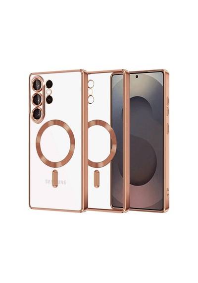 Samsung Uyumlu Galaxy S26 Ultra Kross Magneticsafe Kapak - Çöl Titanyum 0.2M-Çok Renkli
