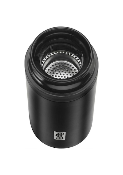 Zwilling Süzgeçli Termos Matara Siyah 420 ML