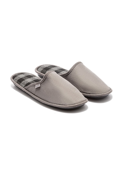 Twigy Ekose Erkek Ev Terliği Gri-3 41/46 AA0558 Gri