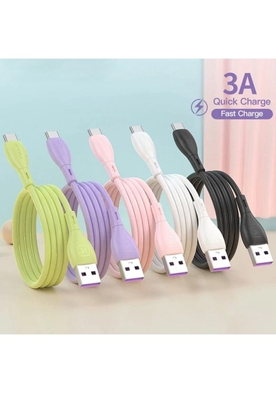 Kuulaa Liquid Silicone Usb Type C Qc3.0 Hızlı Şarj Kablosu 1Metr