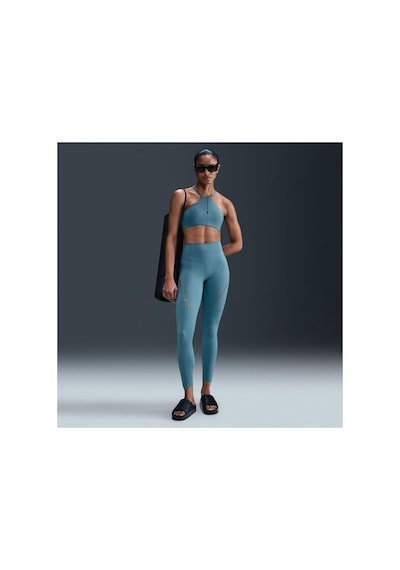 Nike Dri-fıt One Hr 7/8 Tight Novelty Kadın Mavi Tayt Mavi