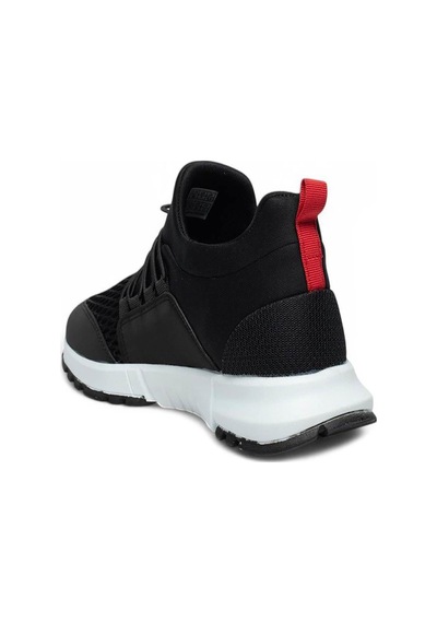 Celira Glc Siyah Kırmızı Erkek Fileli Sneaker Spor Ayakkabı Siyah
