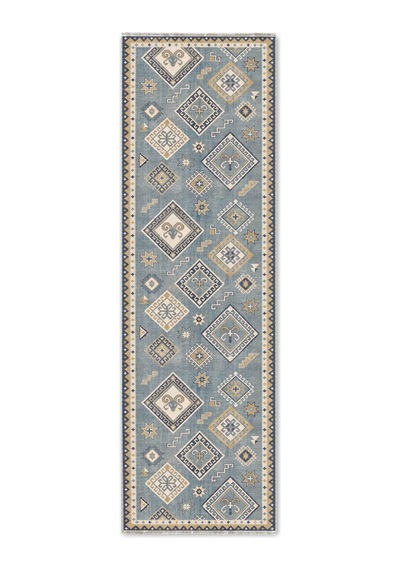 Dekoratif Halı Kaymaz Taban Leke Tutmaz Yıkanabilir Kilim Özel Ölçü Salon Halısı 3054 Çok Renkli