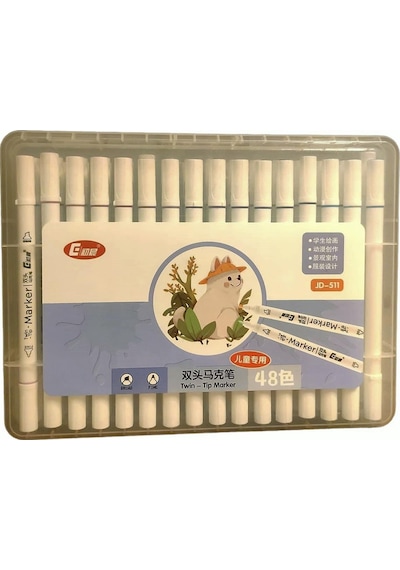 Valkyrie 48 Adet Slim Marker Kalem Seti