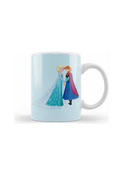 Elsa Ve Anna Kupa Bardak Porselen No25476 Karışık