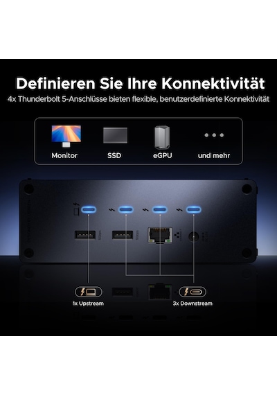 Ugreen Revodok Max 2131 Thunderbolt 5 Bağlantı İstasyonu 120 Gbps, 3 Tbt5 İle Tek 8k 60hz Ve Çift 6k 60hz Maks. , Dizüstü Bilgisayar İçin Bağlantı İstasyonu 140w Şarj, 2,5 Gbps Ethernet, Sd 4.0, 3,5 Mm Aux Ugreen Revodok Max 2131 Thunderbolt 5 Bağlantı İstasyonu 120 Gbps, 3 Tbt5 İle Tek 8k 60hz Ve Çift 6k 60hz Maks. , Dizüstü Bilgisayar İçin Bağlantı İstasyonu 140w Şarj, 2,5 Gbps Ethernet, Sd 4.0, 3,5 Mm Aux