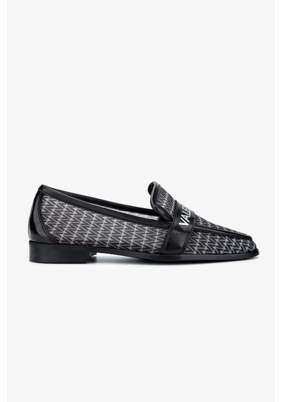 Mario Valentino Kadın Deri & Tekstil Siyah Loafer Ayakkabı 1040 91d2528 Bn Ayk Y25 Black Siyah