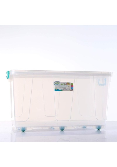 Plastik 80 Lt Tekerlekli Multi Box Saklama Kabı Diğer
