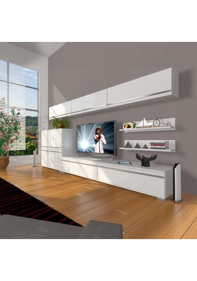 Decoraktiv Eko 8 Mdf Std Tv Ünitesi Tv Sehpası Beyaz
