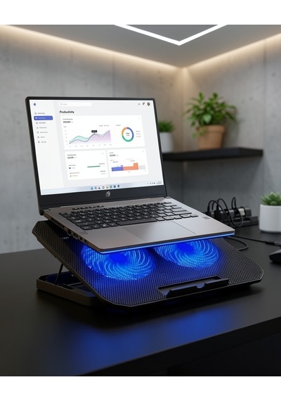 Laptop Soğutucu Fanlı Stand Usb Portlu 8 Kademe Uczzzn99bilgisayarfanı-2