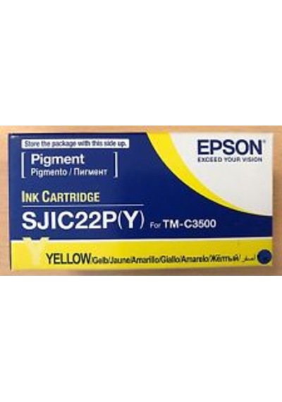 Epson Sjıc22P C3500 Kartus Sarı
