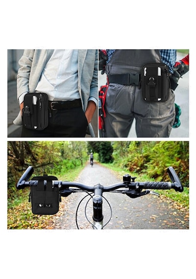 Taktik Modüler Mini Haki Yeşil Göğüs Bel Telefon Molle Çantası Spor Bisiklet Motosiklet Scooter