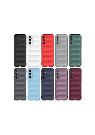Samsung Galaxy A05s Kılıf Optimum Silikon - Krem Çok Renkli
