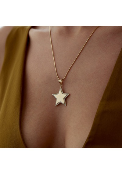 Celestia Star Kolye Sarı