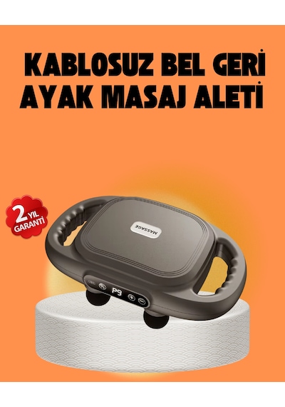 Şarjlı 6 Başlıklı Masaj Tabancası 2000 Mah Sessiz Güçlü Motor - Lisinya Gri