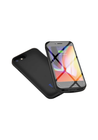 Apple Uyumlu iPhone  Se 2020 Kılıf Şarjlı Standlı Harici Batarya 5000 Mah