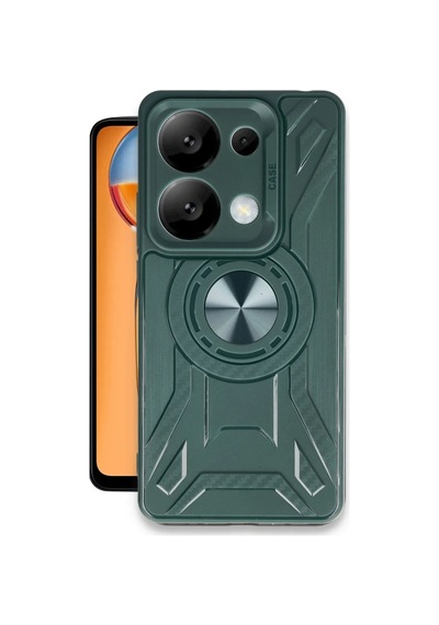 Xiaomi Redmi Note 13 Pro 5g Kılıf Lincoln Silikon - Koyu Yeşil 0.2M-Çok Renkli