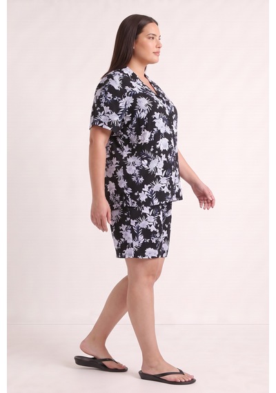 Myline Ev Rahatlığı Pijama Takımı Siyah