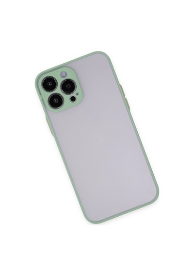 Apple iPhone Uyumlu  15 Pro Max Uyumlu Kılıf Montreal Silikon Kapak - Açık Yeşil