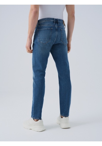 Ricardo Slim Fit Erkek Pantolon Orta İndigo