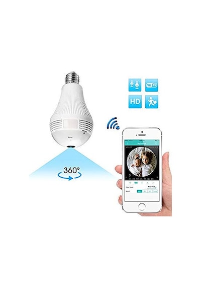Ip Kamera 360 Derece Balıkgözü Panoramik Wifi P2P Ağ Ip Kamera