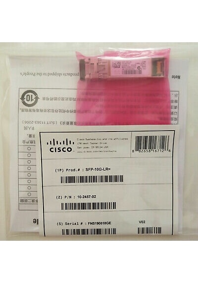 Cisco Sfp-10G-Lr-X =10Gbase-Lr X Sfp+ Transceiver Mod. Smf 1310Nm