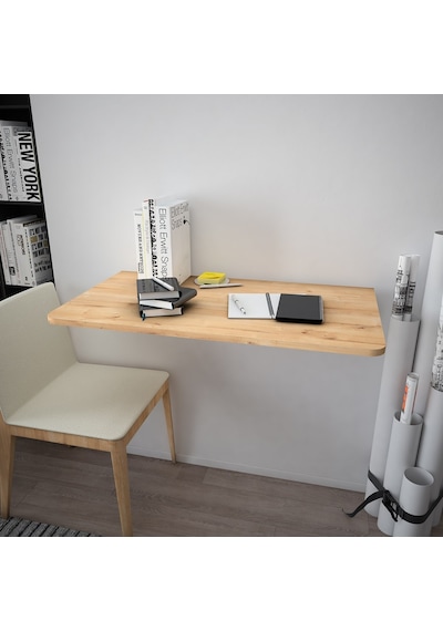Asra Trend DMM-02 %100 MDF 90x50 cm Duvara Monte Katlanır Masa Safir Meşe Çalışma ve Yemek Masası Asra Trend DMM-02 %100 MDF 90x50 cm Duvara Monte Katlanır Masa Safir Meşe Çalışma ve Yemek Masası
