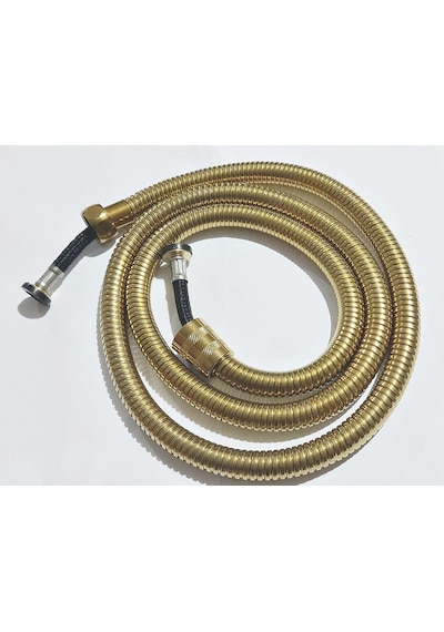 Yapıtaşı Gold-Altın-sarısı Banyo Duş spiral Hortumu 150 CM - Örgülü