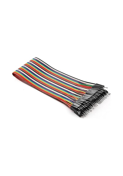 30cm 40 Pin Erkek Erkek Dupont Kablo Ayrılabilir 2.54mm 10renk Breadboard Atlama Kablosu Jumper Tes