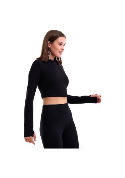 Winmoda34 Kadın Dalgıç Takım Likralı Spor Önden Fermuar Detaylı Kısa Taytlı Uzun Kol Parmak Geçmeli Model Kf-siyah Winmoda34 Kadın Dalgıç Takım Likralı Spor Önden Fermuar Detaylı Kısa Taytlı Uzun Kol Parmak Geçmeli Model Kf-siyah