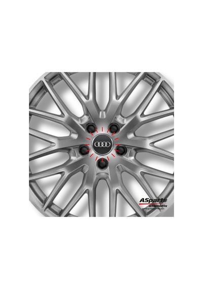 Audi A4 - A5 - A6 8w 4g 2016 - 2022 Jant Göbek Arması 8w0601170 - Füme - 582824065
