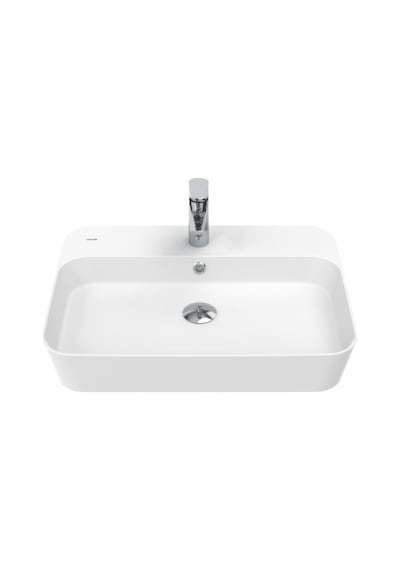 Creavit Loop Dikdörtgen Çanak Lavabo 45x60 Cm Beyaz Lp061-00cb00e-0000