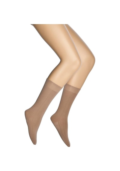 Dore 12 Adet Bronz Renk Masaj Dizaltı Çorap BRONZ
