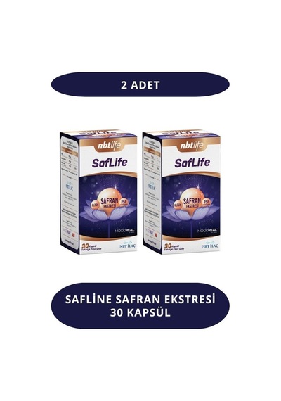 Safline Safran Ekstresi 30 Kapsül 2 Adet 1