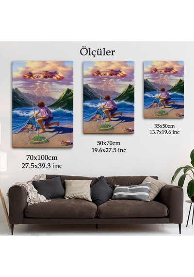 Çevre Temizliği Temalı Duvar Tablosu-6075 35 X 50