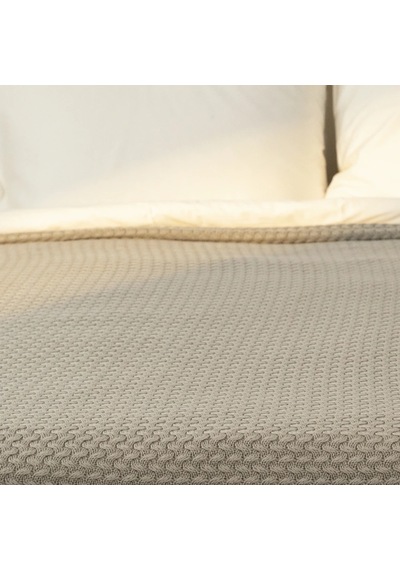 Novah Triko Çift Kişilik Battaniye Vizon 200x220 Cm Diğer