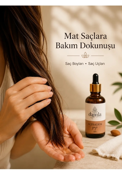 Biodamla Natural Acıbadem Yağı 50 Ml