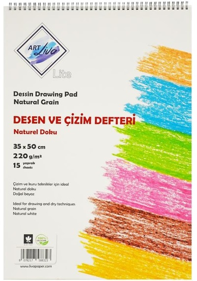 Art Liva Desen ve Çizim Defteri 35x50 CM 220g