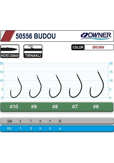 Owner 50556 Budou Brown İğne 6