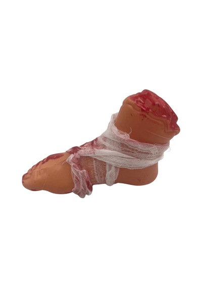 Halloween Plastik Sargılı Kesik Ayak