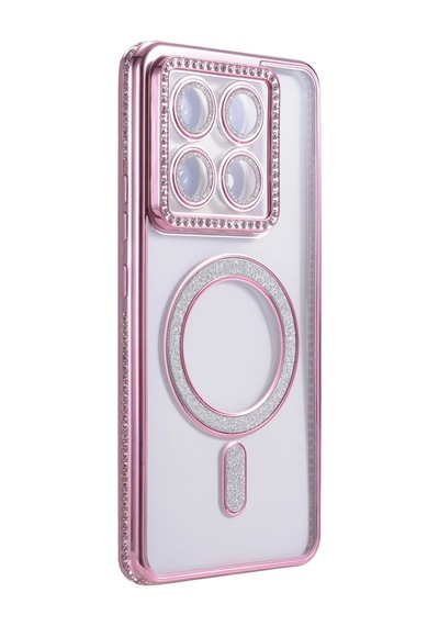 Xiaomi Mi 14t Pro Joke Simli Magneticsafe Kılıf - Pembe Renkli