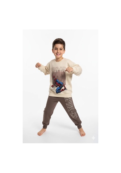 Koçak Kids Örümcek Adam Kahverengi Renk Erkek Çocuk Eşofman Takım Kahverengi Koçak Kids Örümcek Adam Kahverengi Renk Erkek Çocuk Eşofman Takım Kahverengi