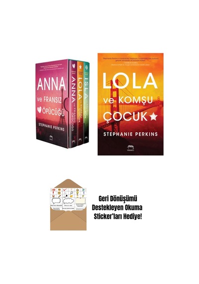 Anna Lola Isla Serisi Kutulu Set 3 Kitap + Lola Ve Komşu Çocuk