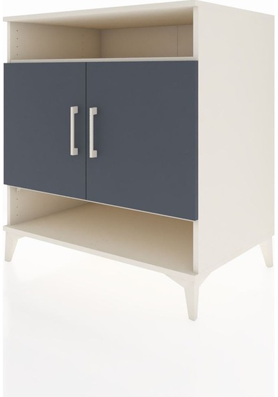 Kronos Şifonyer 3 Raflı 2 Kapaklı 88x59x96 Aytaşı-antrasit Aytaşı